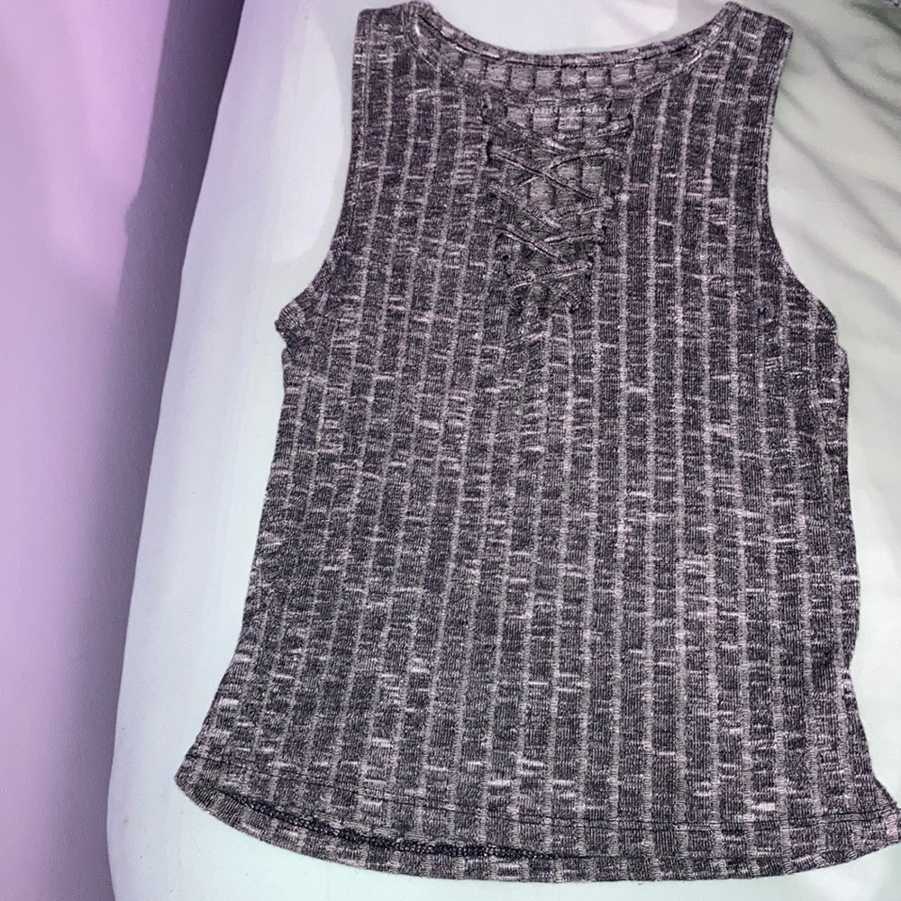 Aero first essentials black tank top size M